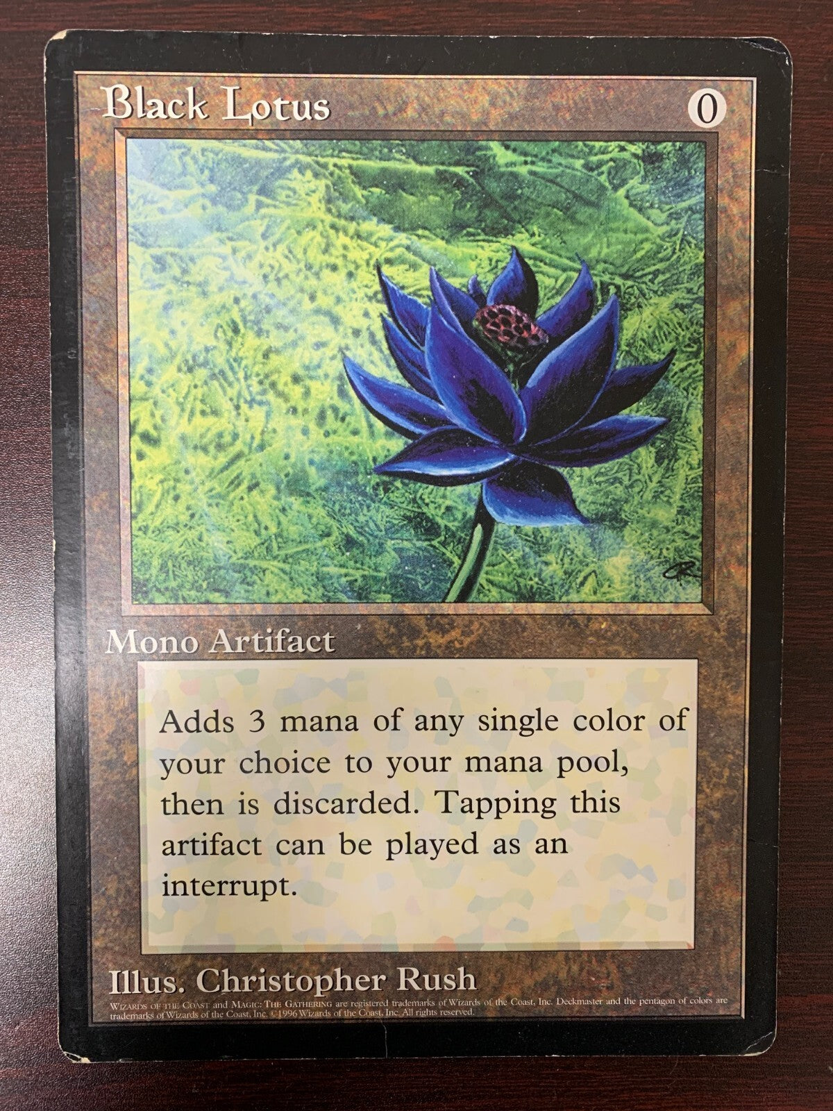 OVERSIZED Black Lotus ~ Oversized 6x9 Promos [ HEAVILY PLAYED ] [ Magic MTG ]