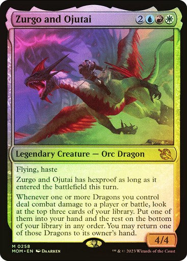 FOIL Zurgo and Ojutai ~ March of the Machine [ NM ] [ Magic MTG ]