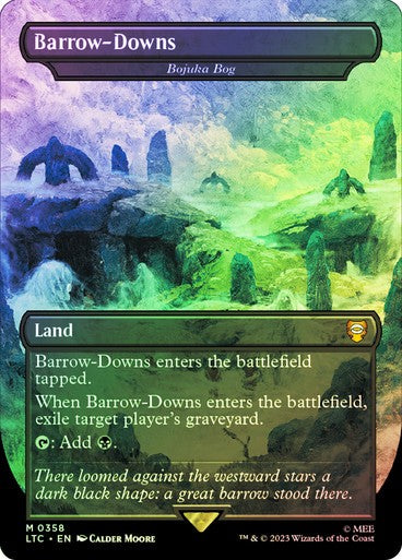 FOIL Barrow-Downs (Bojuka Bog) ~ Commander: Lord of the Rings [ NM ] [ MTG ]