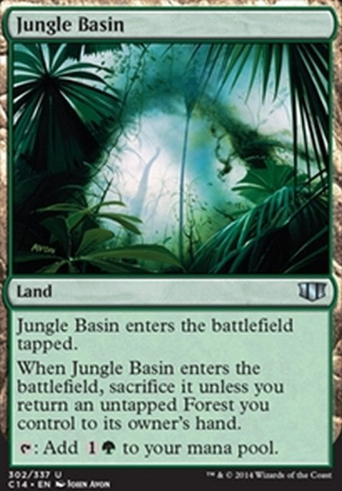 Jungle Basin ~ Commander 2014 [ Excellent ] [ Magic MTG ]