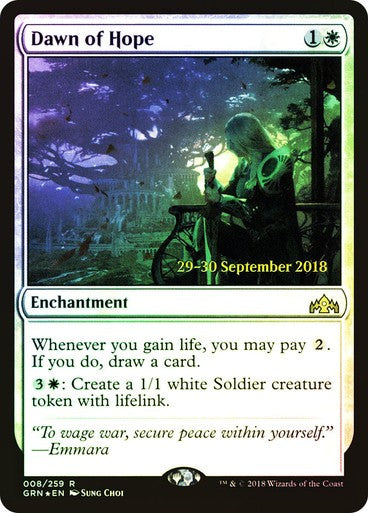 FOIL Dawn of Hope ~ Prerelease Guilds of Ravnica [ NearMint ] [ Magic MTG ]