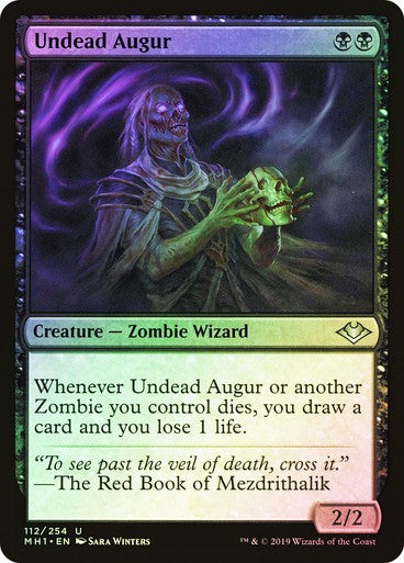 FOIL Undead Augur ~ Modern Horizons 1 [ Excellent ] [ Magic MTG ]