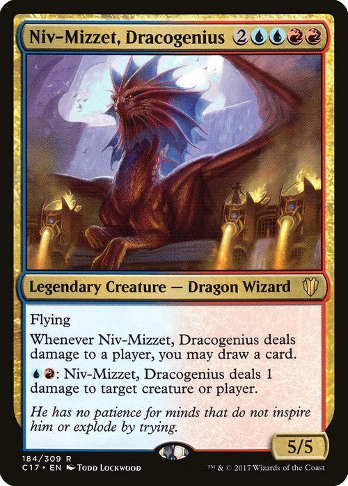 Niv-Mizzet, Dracogenius ~ Commander 2017 [ Excellent ] [ Magic MTG ]