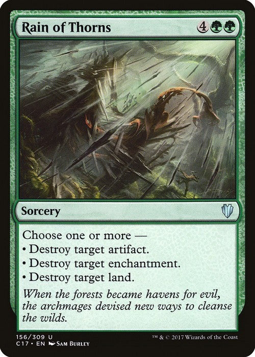 Rain of Thorns ~ Commander 2017 [ Excellent ] [ Magic MTG ]