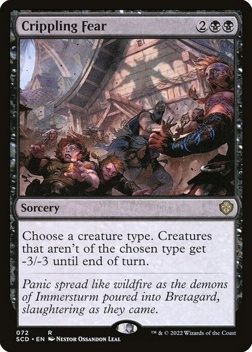 Crippling Fear ~ Starter Commander [ NearMint ] [ Magic MTG ]