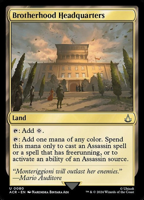 Brotherhood Headquarters ~ Assassin's Creed [ NM ] [ Magic MTG ]