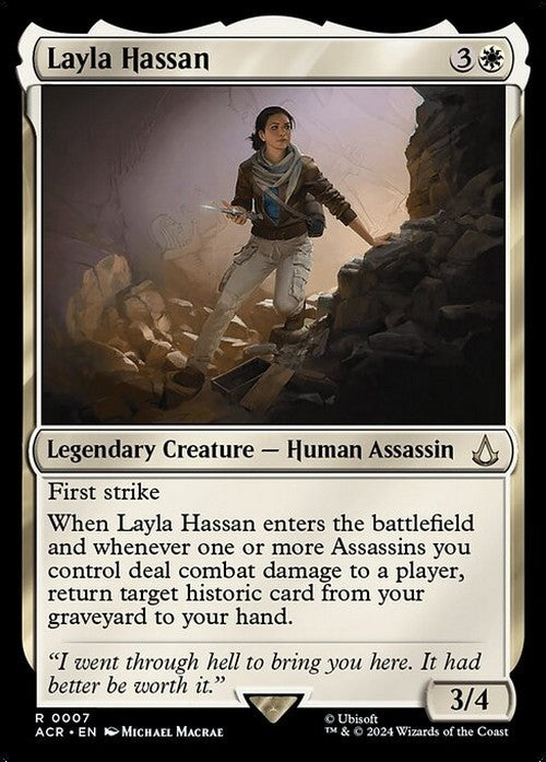 Layla Hassan ~ Assassin's Creed [ NM ] [ Magic MTG ]
