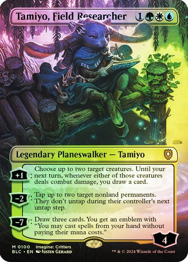 FOIL Tamiyo, Field Researcher ~ Commander: Bloomburrow [ NM ] [ Magic MTG ]