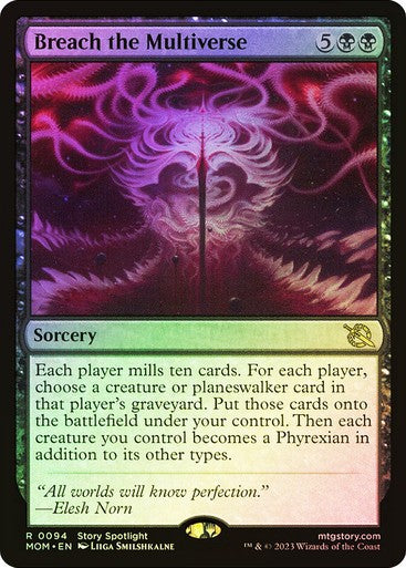 FOIL Breach the Multiverse ~ March of the Machine [ Excellent ] [ Magic MTG ]