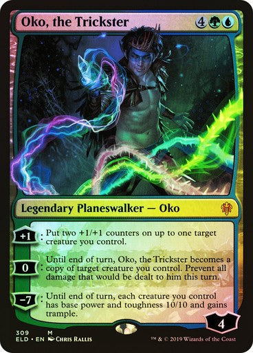 FOIL Oko, the Trickster ~ Throne of Eldraine [ Excellent ] [ Magic MTG ]