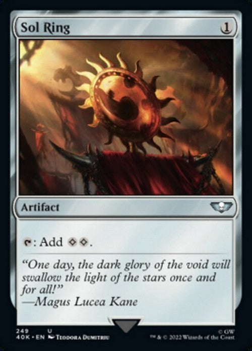 Sol Ring #249 ~ Commander: Warhammer 40,000 [ NearMint ] [ Magic MTG ]