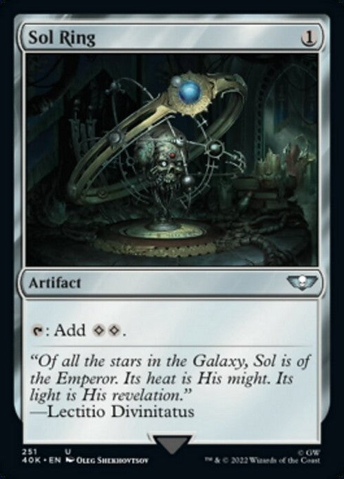 Sol Ring #251 ~ Commander: Warhammer 40,000 [ NearMint ] [ Magic MTG ]