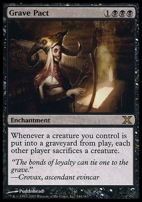 Grave Pact ~ Tenth Edition [ PLAYED ] [ Magic MTG ]