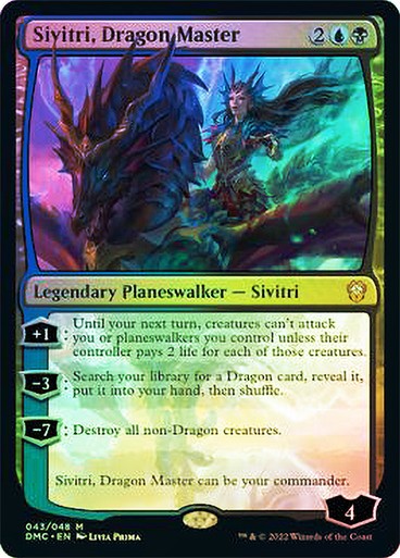 FOIL Sivitri, Dragon Master ~ Commander: Dominaria United [ NM ] [ Magic MTG ]