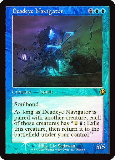 FOIL Deadeye Navigator ~ Release Innistrad Remastered [ NM ] [ Magic MTG ]