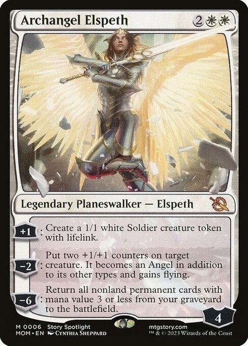 Archangel Elspeth ~ March of the Machine [ NM ] [ Magic MTG ]