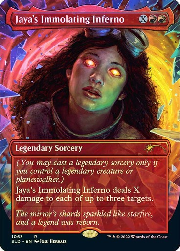 FOIL Jaya's Immolating Inferno ~ Secret Lair [ Excellent ] [ Magic MTG ]