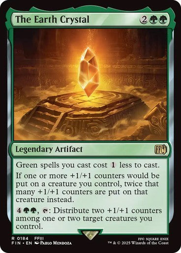 The Earth Crystal ~ Final Fantasy [ NM ] [ Magic MTG ]