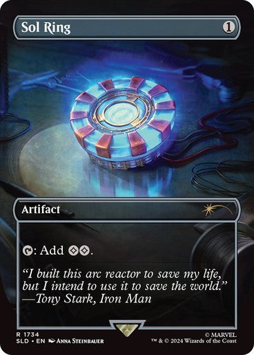 Sol Ring #1734 ~ Secret Lair: Marvel [ NearMint ] [ Magic MTG ]