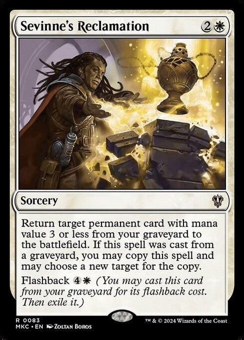 Sevinne's Reclamation ~ Commander: Murders at Karlov Manor [ NM ] [ Magic MTG ]