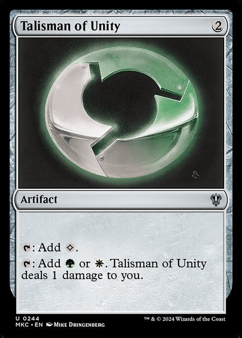 Talisman of Unity ~ Commander: Murders at Karlov Manor [ NM ] [ Magic MTG ]