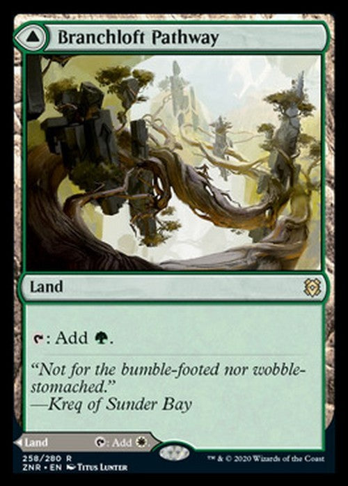 Branchloft Pathway / Boulderloft Pathway ~ Midnight Hunt [ NM ] [ Magic MTG ]