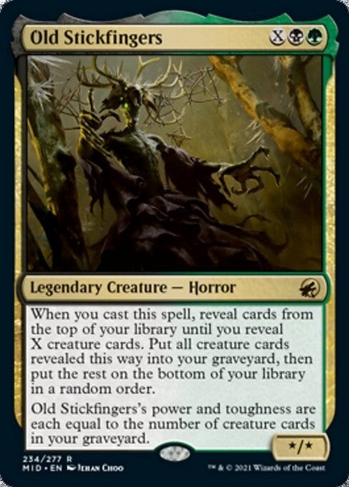 Old Stickfingers ~ Midnight Hunt [ NearMint ] [ Magic MTG ]