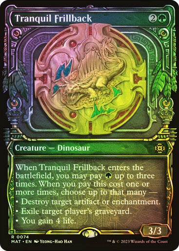 FOIL SHOWCASE Tranquil Frillback ~ March of the Machine: The Aftermath [ NM ]