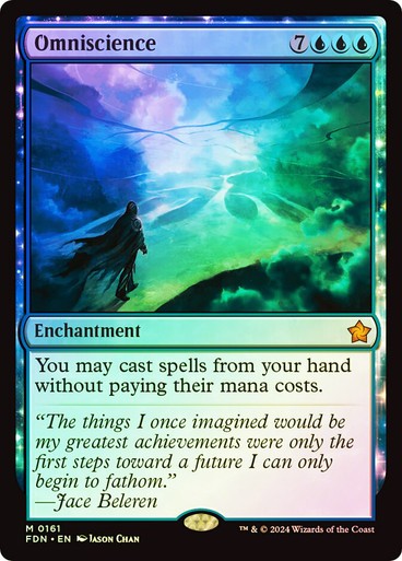 FOIL Omniscience ~ Foundations [ NearMint ] [ Magic MTG ]
