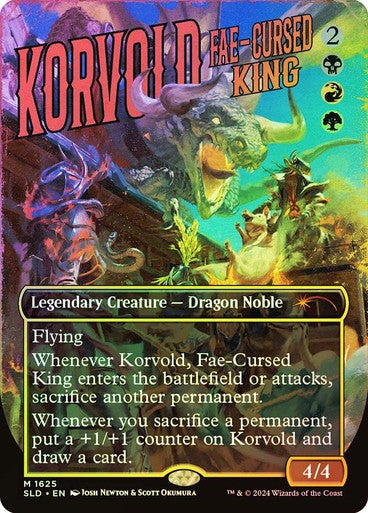 FOIL Korvold, Fae-Cursed King ~ Secret Lair [ NearMint ] [ Magic MTG ]