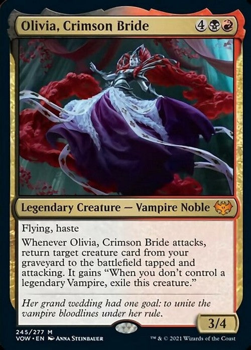 Olivia, Crimson Bride ~ Crimson Vow [ EX ] [ Magic MTG ] - London Magic Traders Ltd