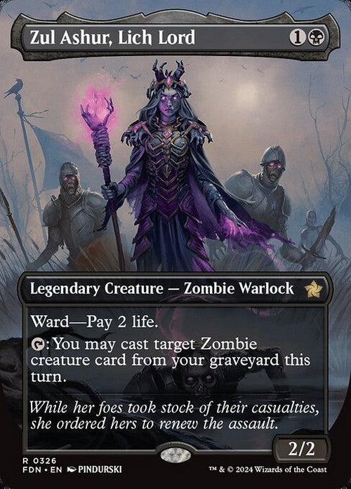 ALTERNATE Zul Ashur, Lich Lord ~ Foundations [ NearMint ] [ Magic MTG ]