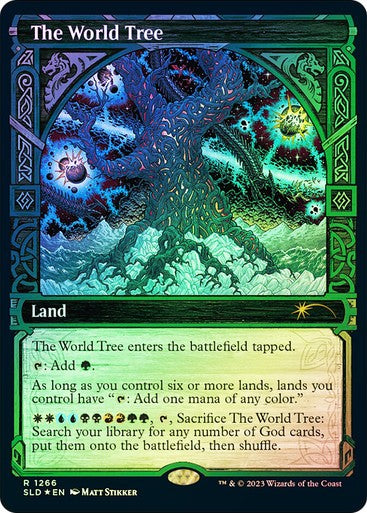 FOIL HALO The World Tree ~ Secret Lair [ NearMint ] [ Magic MTG ]