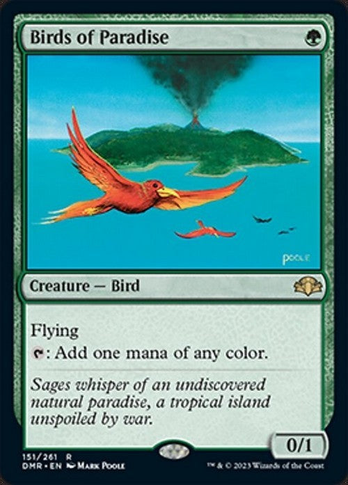 Birds of Paradise ~ Dominaria Remastered [ NearMint ] [ Magic MTG ]