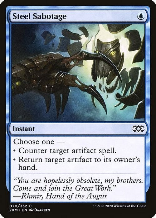 Steel Sabotage ~ Double Masters [ NearMint ] [ Magic MTG ]