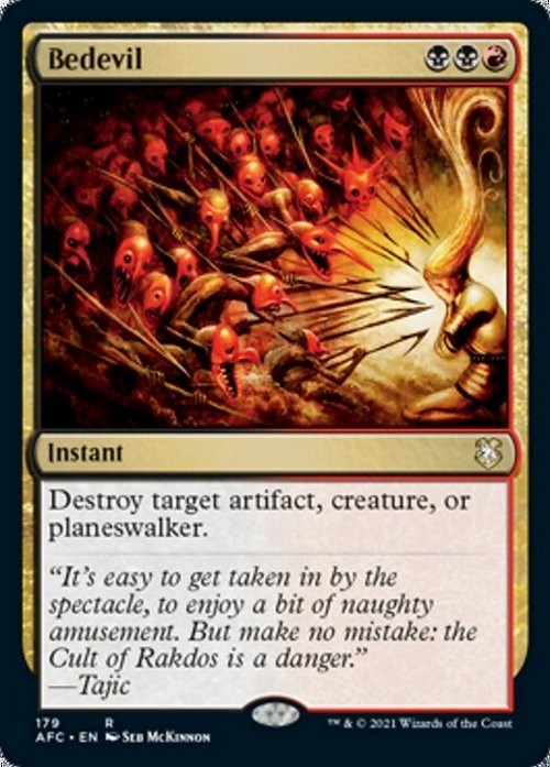 Bedevil ~ Commander: Adventures in the Forgotten Realms [ NM ] [ MTG ]