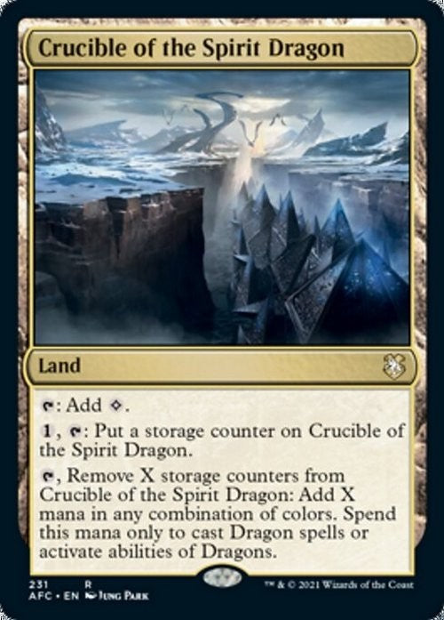 Crucible of the Spirit Dragon ~ Commander: Adventures in the Forgotten Realms