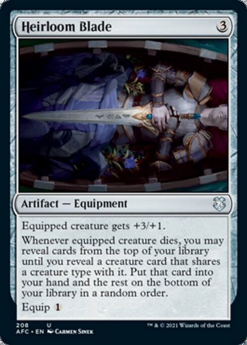 Heirloom Blade ~ Commander: Adventures in the Forgotten Realms [ NM ] [ MTG ]