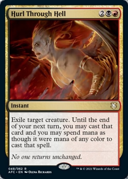 Hurl Through Hell ~ Commander: Adventures in the Forgotten Realms [ NM ] [ MTG ]