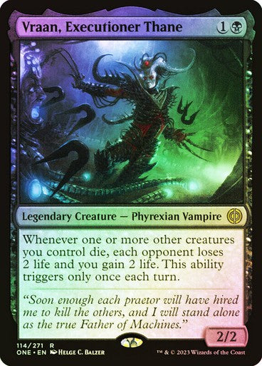 FOIL Vraan, Executioner Thane ~ Phyrexia: All Will Be One [ NM ] [ Magic MTG ]