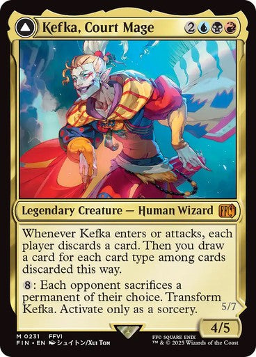 Kefka, Court Mage / Kefka, Ruler of Ruin ~ Final Fantasy [ NM ] [ Magic MTG ]