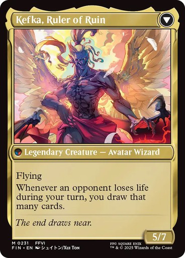 Kefka, Court Mage / Kefka, Ruler of Ruin ~ Final Fantasy [ NM ] [ Magic MTG ]