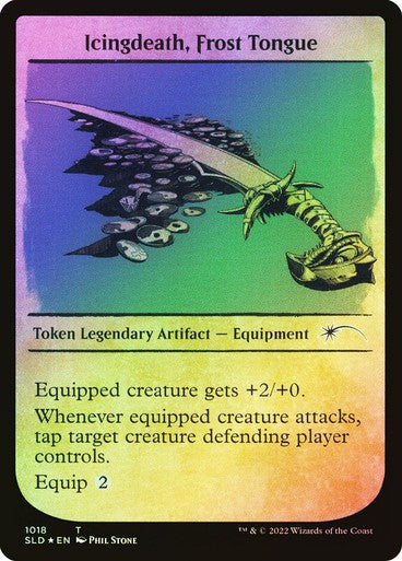 FOIL Icingdeath, Frost Tongue ~ Secret Lair [ PLAYED ] [ Magic MTG ]