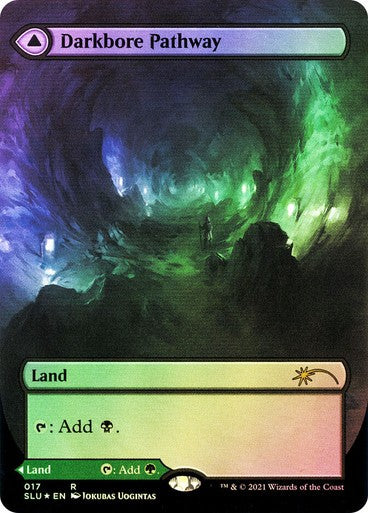 FOIL Darkbore Pathway / Slitherbore ~ Secret Lair [ NearMint ] [ Magic MTG ]