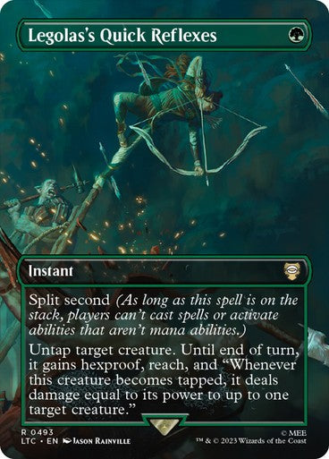 Legolas's Quick Reflexes ~ Commander: The Lord of the Rings [ NM ] [ MTG ]