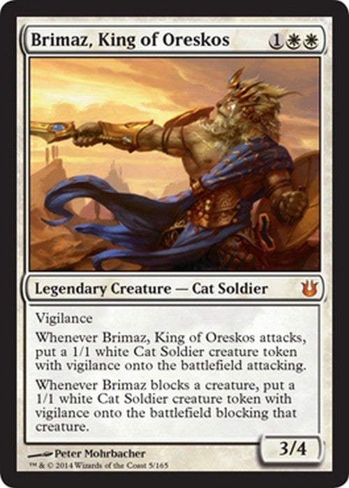 Brimaz, King of Oreskos ~ Born of the Gods [ NearMint ] [ Magic MTG ]