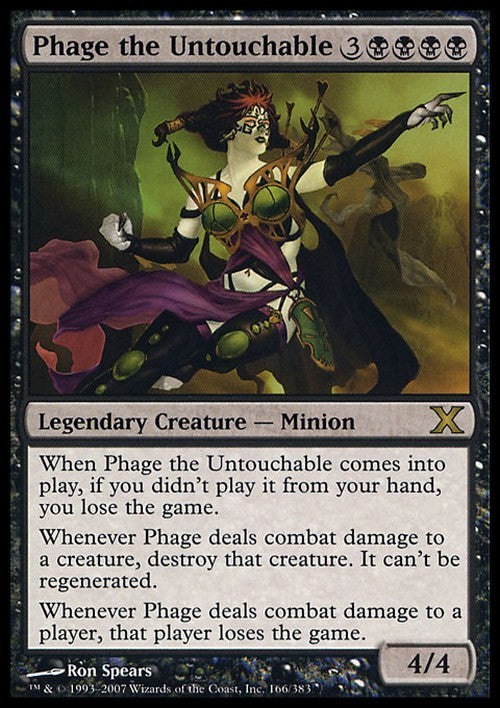 Phage the Untouchable ~ Tenth Edition [ PLAYED ] [ Magic MTG ]