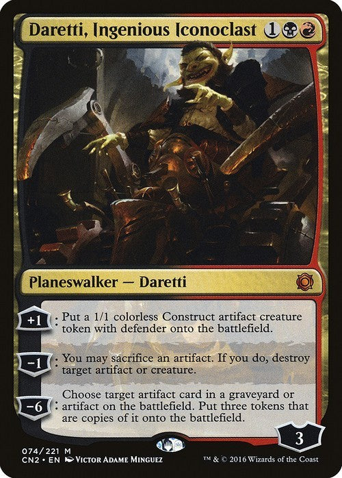 Daretti, Ingenious Iconoclast ~ Conspiracy 2 [ NearMint ] [ Magic MTG ]