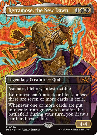 BORDERLESS Ketramose, the New Dawn ~ Aetherdrift [ NearMint ] [ Magic MTG ]