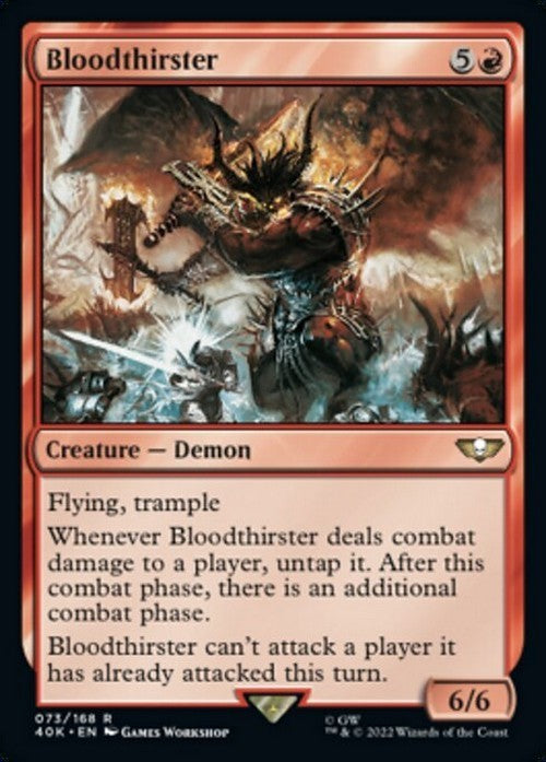 Bloodthirster ~ Commander: Warhammer 40,000 [ NearMint ] [ Magic MTG ]